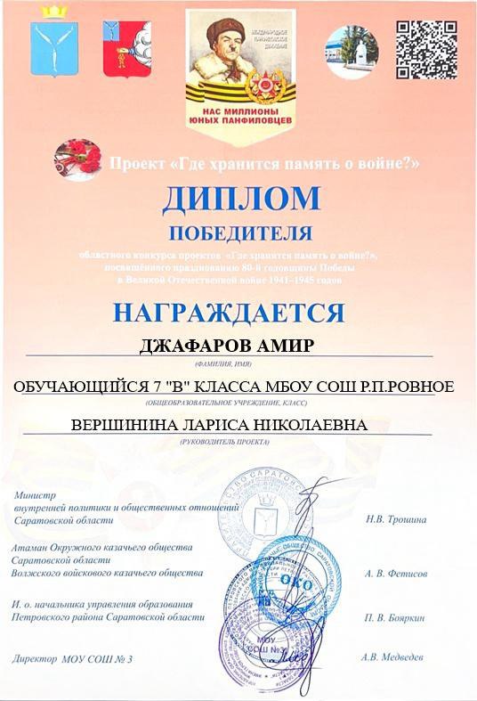 «Где хранится память о войне».