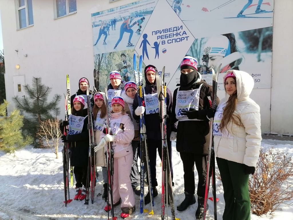 Всероссийской массовой лыжной гонки &quot;Лыжня России&quot;.